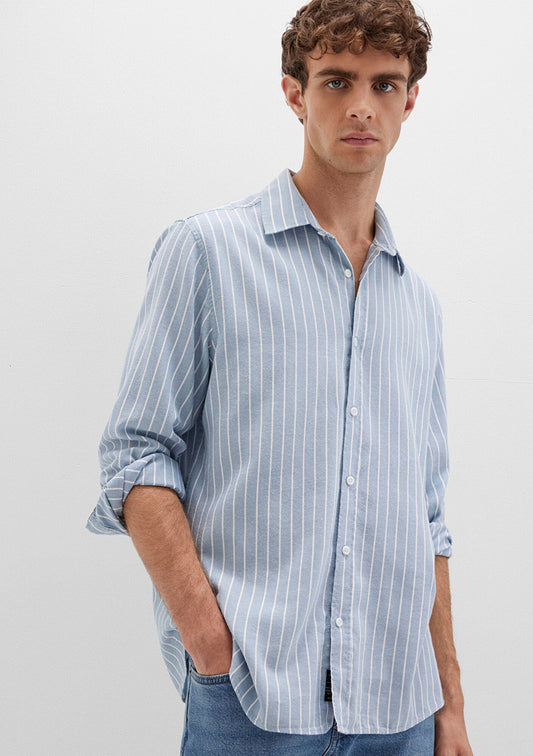 Striped Blue Shirt