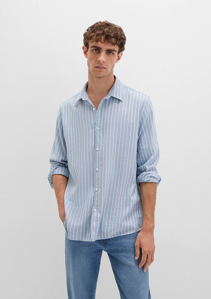 Striped Blue Shirt