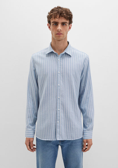 Striped Blue Shirt