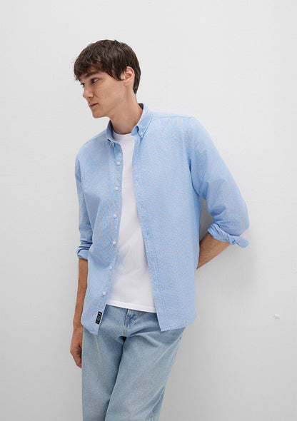 Striped Blue Shirt