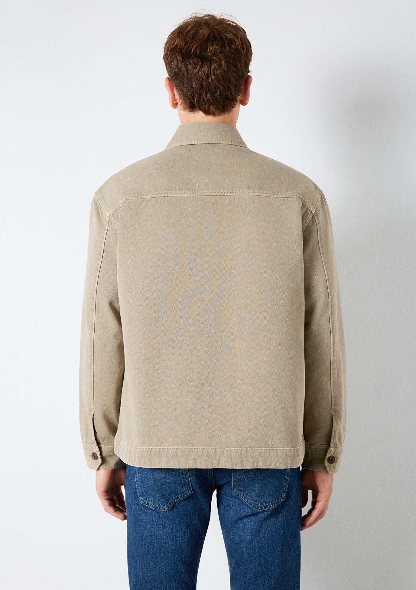 Pocket Detailed Beige Shirt