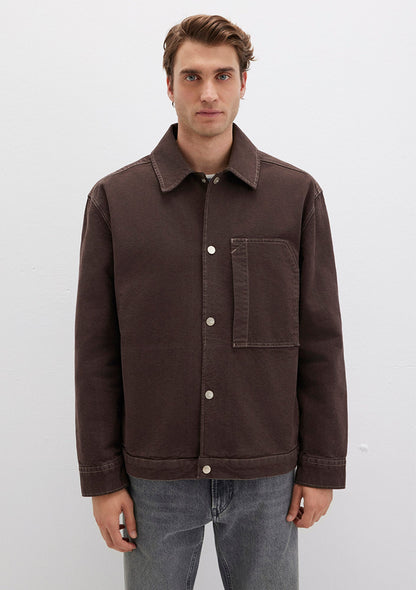 Pocket Detailed Brown Shirt