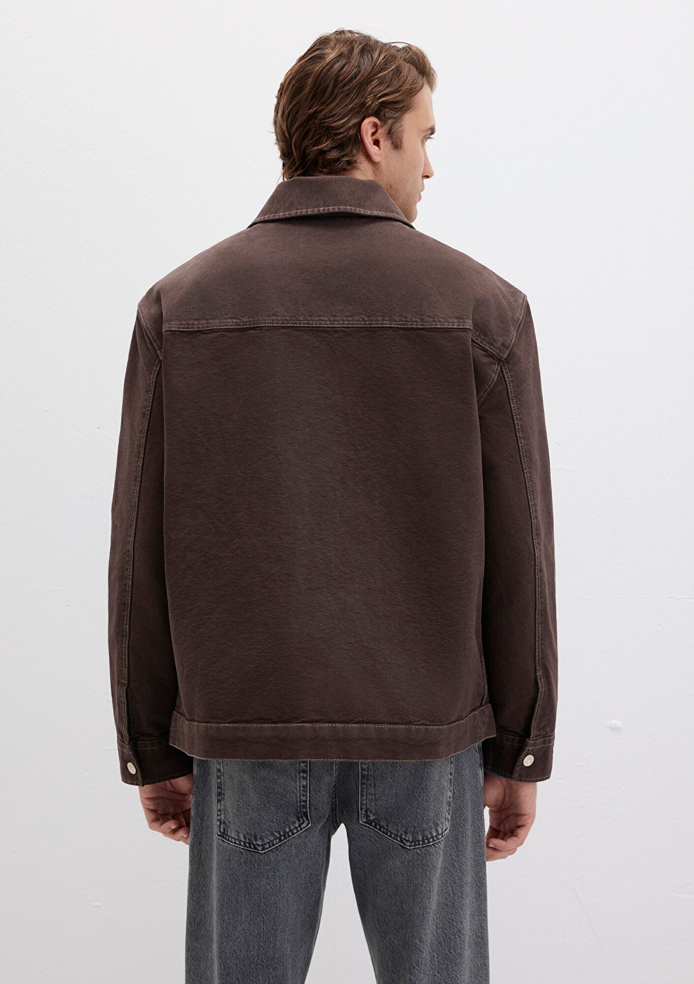 Pocket Detailed Brown Shirt