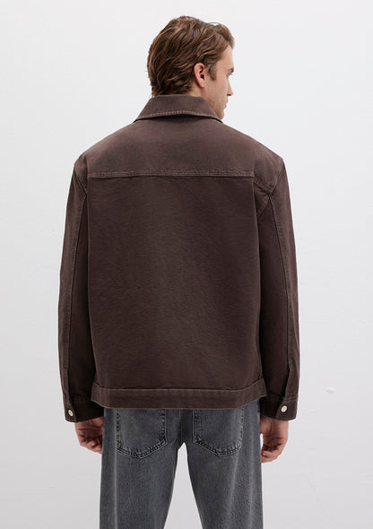 Pocket Detailed Brown Shirt