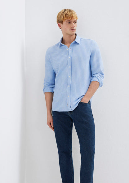 Striped BlueShirt