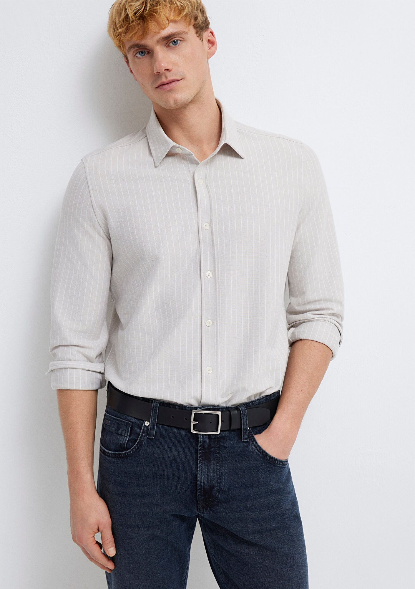 Beige Shirt