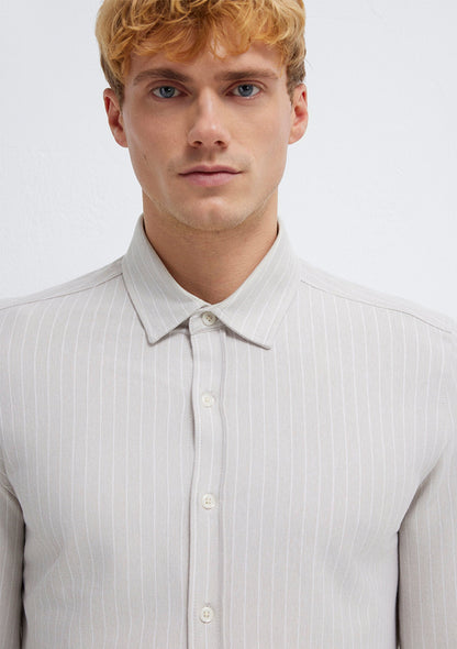 Beige Shirt