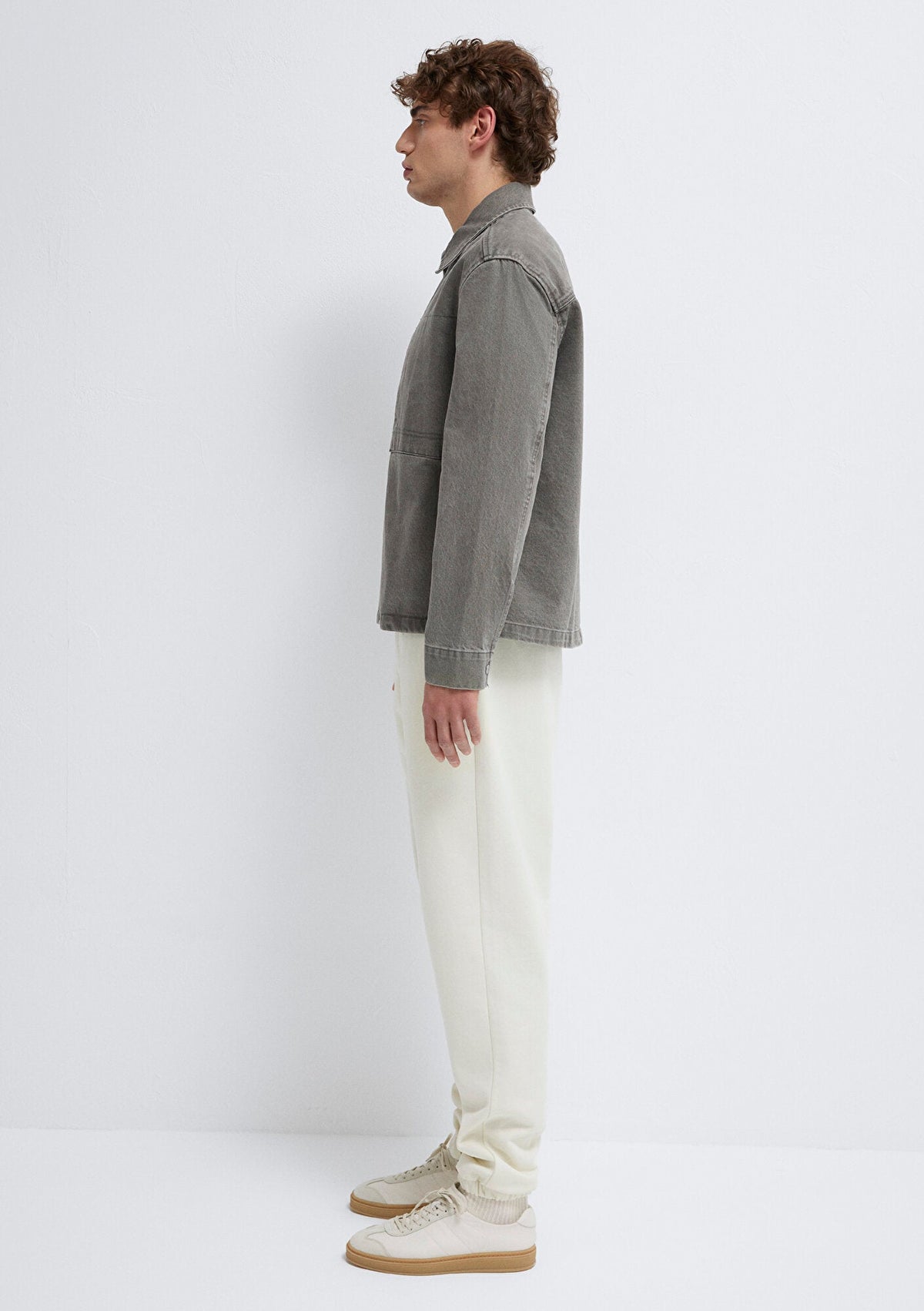 Full Zip Anthracite Shirt