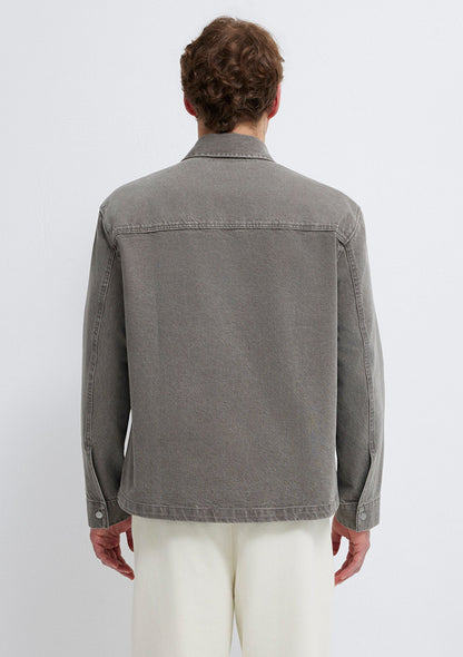 Full Zip Anthracite Shirt