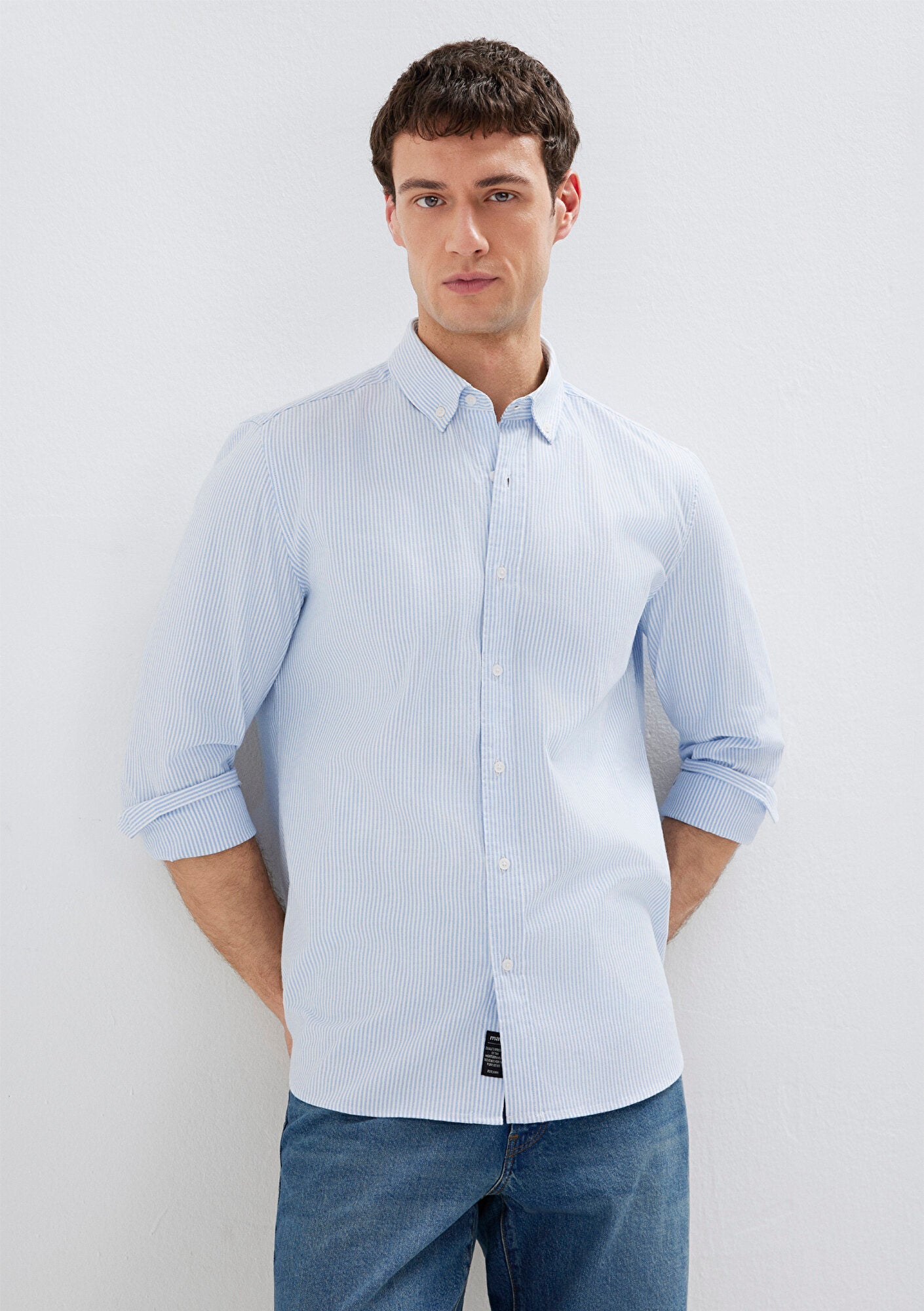 Striped Blue Shirt