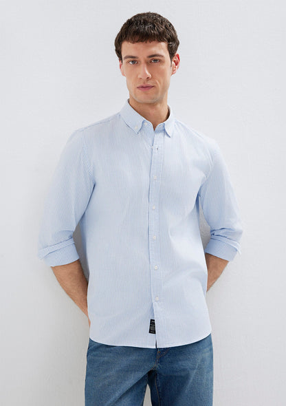 Striped Blue Shirt