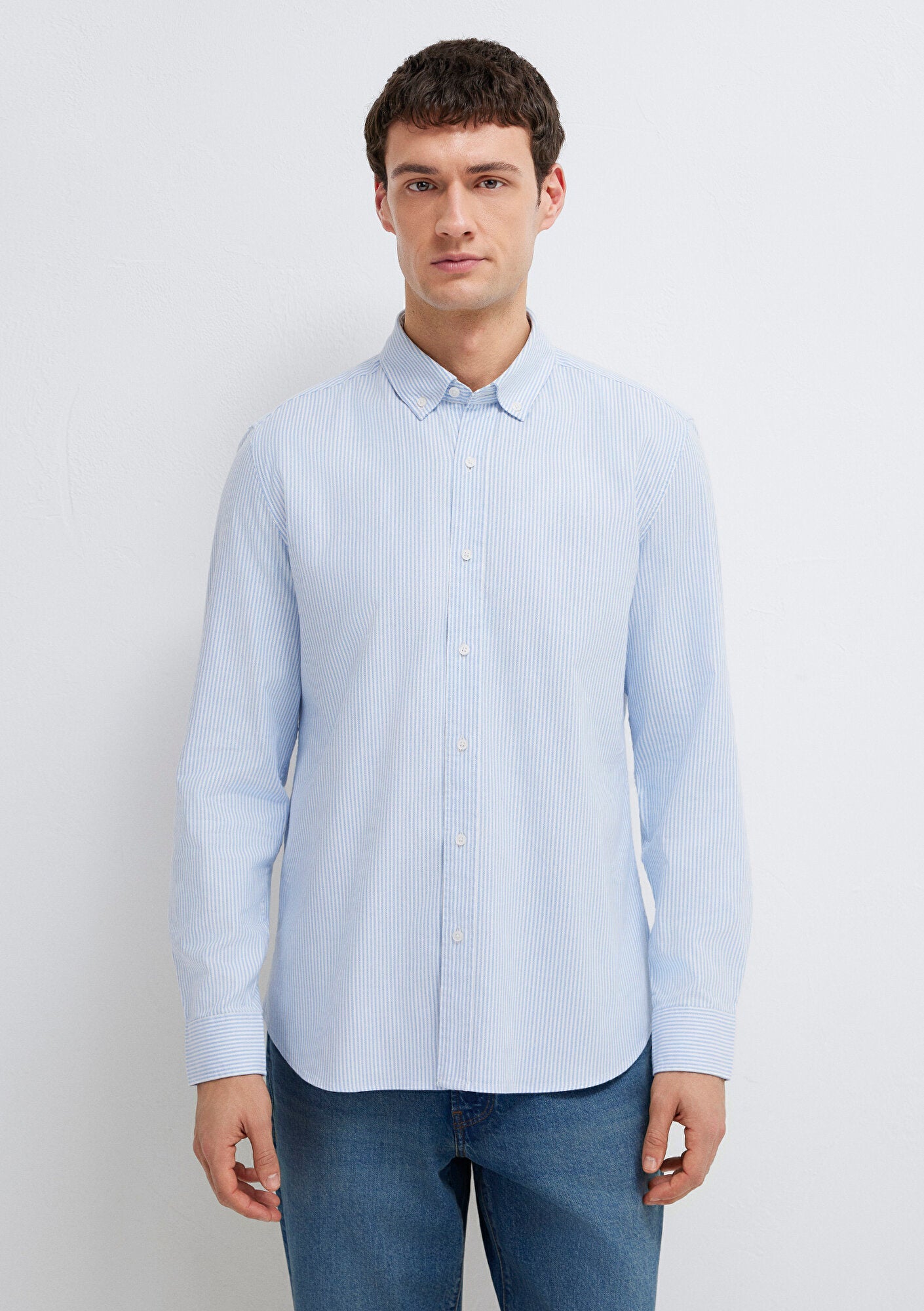 Striped Blue Shirt