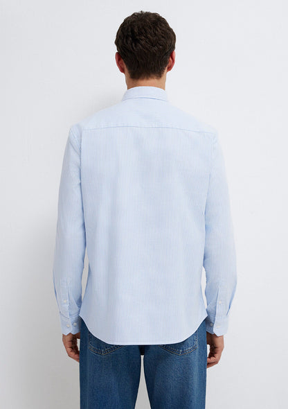 Striped Blue Shirt