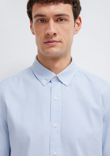 Striped Blue Shirt