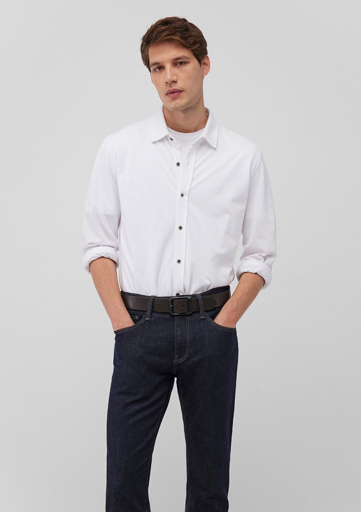 White Jersey Shirt