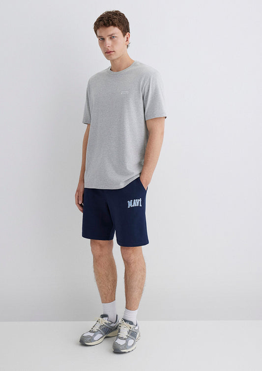 Mavi Printed Navy Shorts