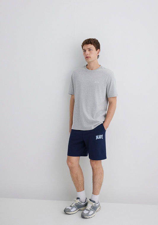 Mavi Printed Navy Shorts
