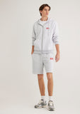 Mavi Logo Printed Grey Shorts