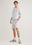 Mavi Logo Printed Grey Shorts