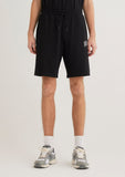 Mavi Logo Printed Black Shorts