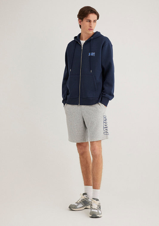 Mavi Printed Grey Shorts