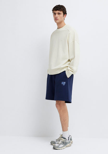 Mj Printed Navy Shorts