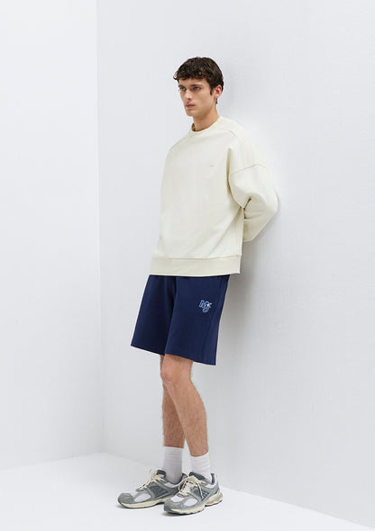 Mj Printed Navy Shorts
