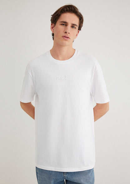 Mavi Embroidered White T-Shirt