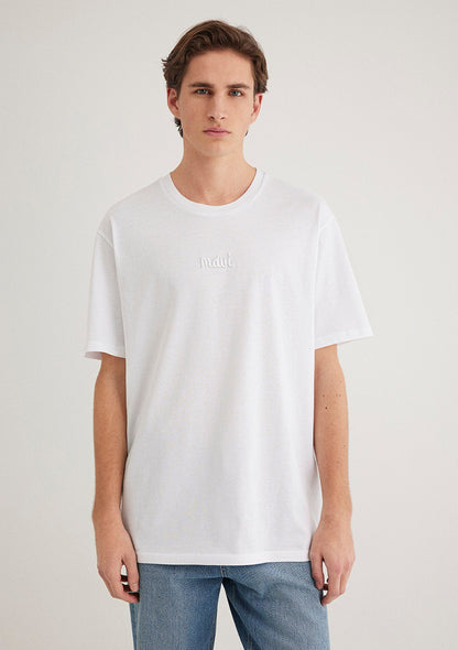 Mavi Embroidered White T-Shirt