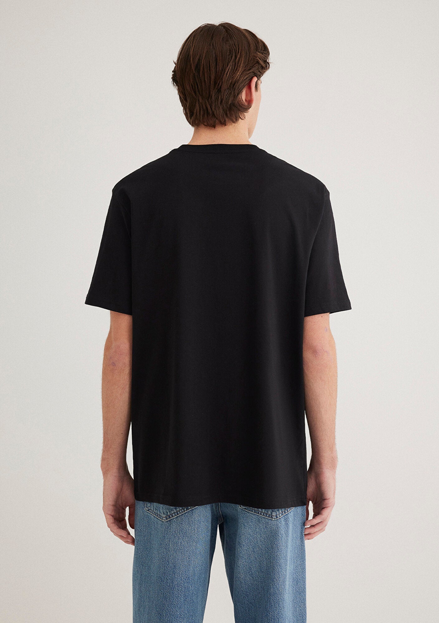 Mavi Embroidered Black T-Shirt