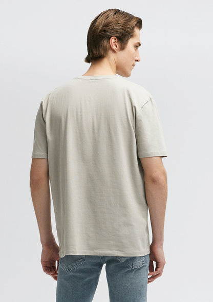 Stretch Gray Basic T-Shirt