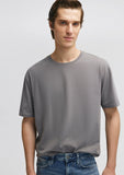 Stretch Gray Basic T-Shirt