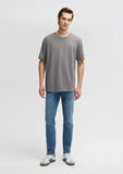 Stretch Gray Basic T-Shirt