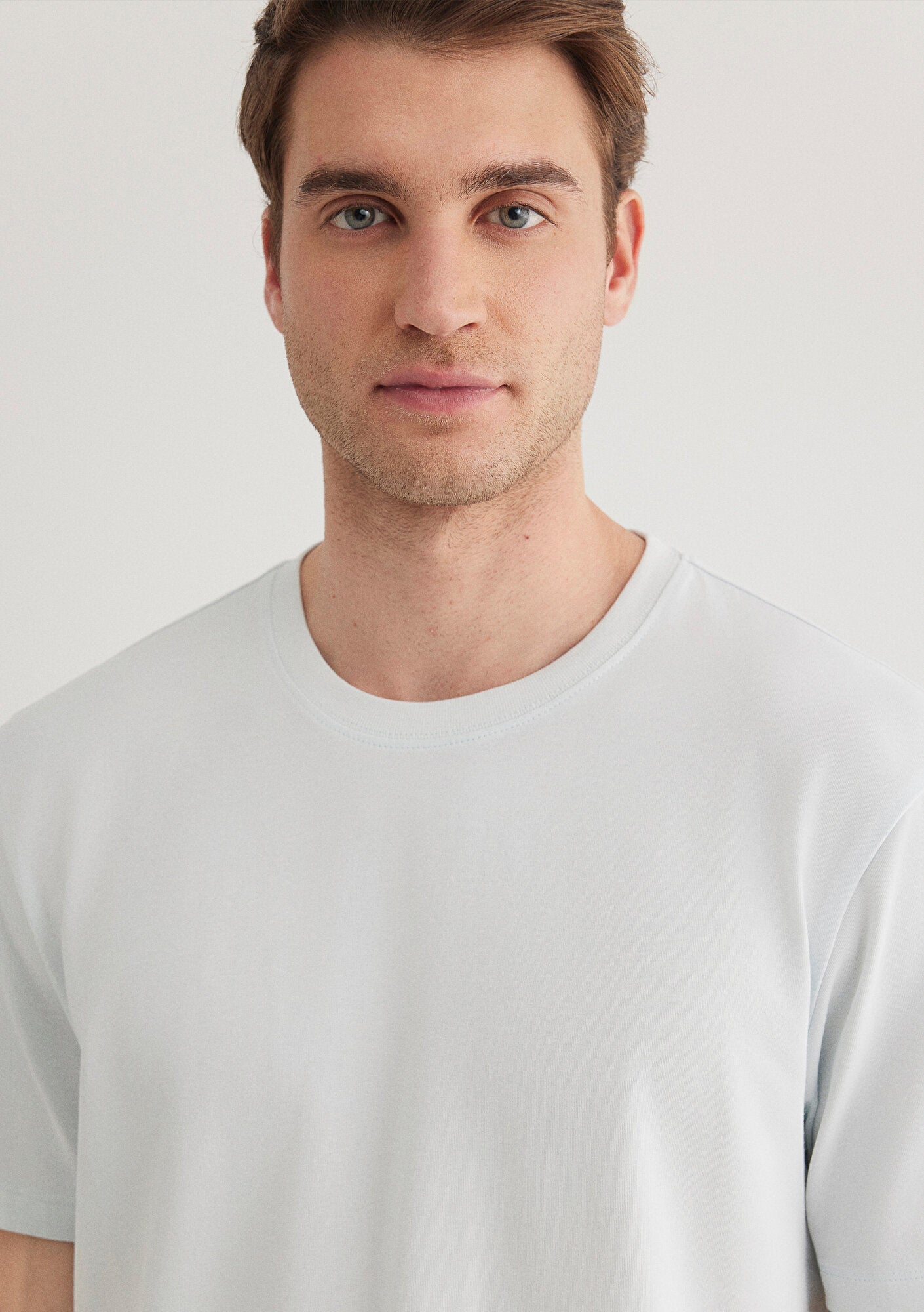 Mavi Black Printed Light Blue T-Shirt