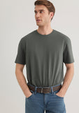 Stretch Green Basic T-Shirt