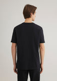 Logo Printed Black T-Shirt