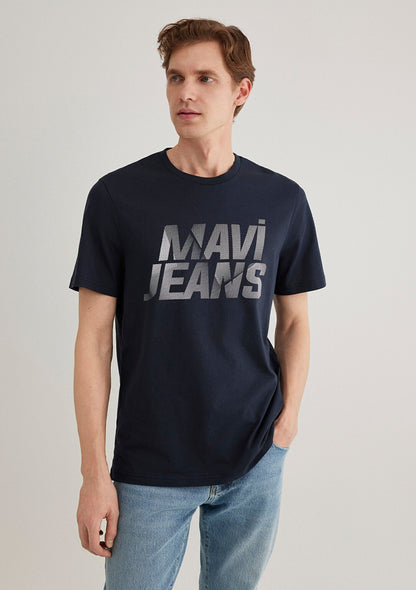 Mavi Jean Printed Navy T-Shirt