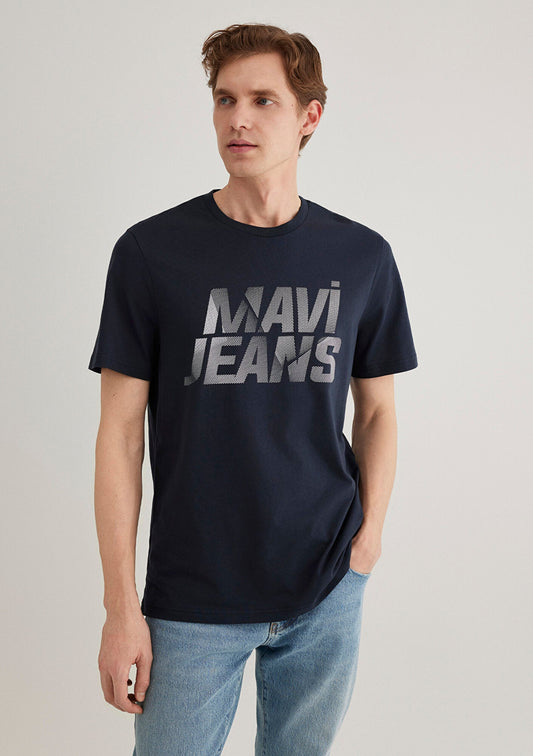 Mavi Jean Printed Navy T-Shirt