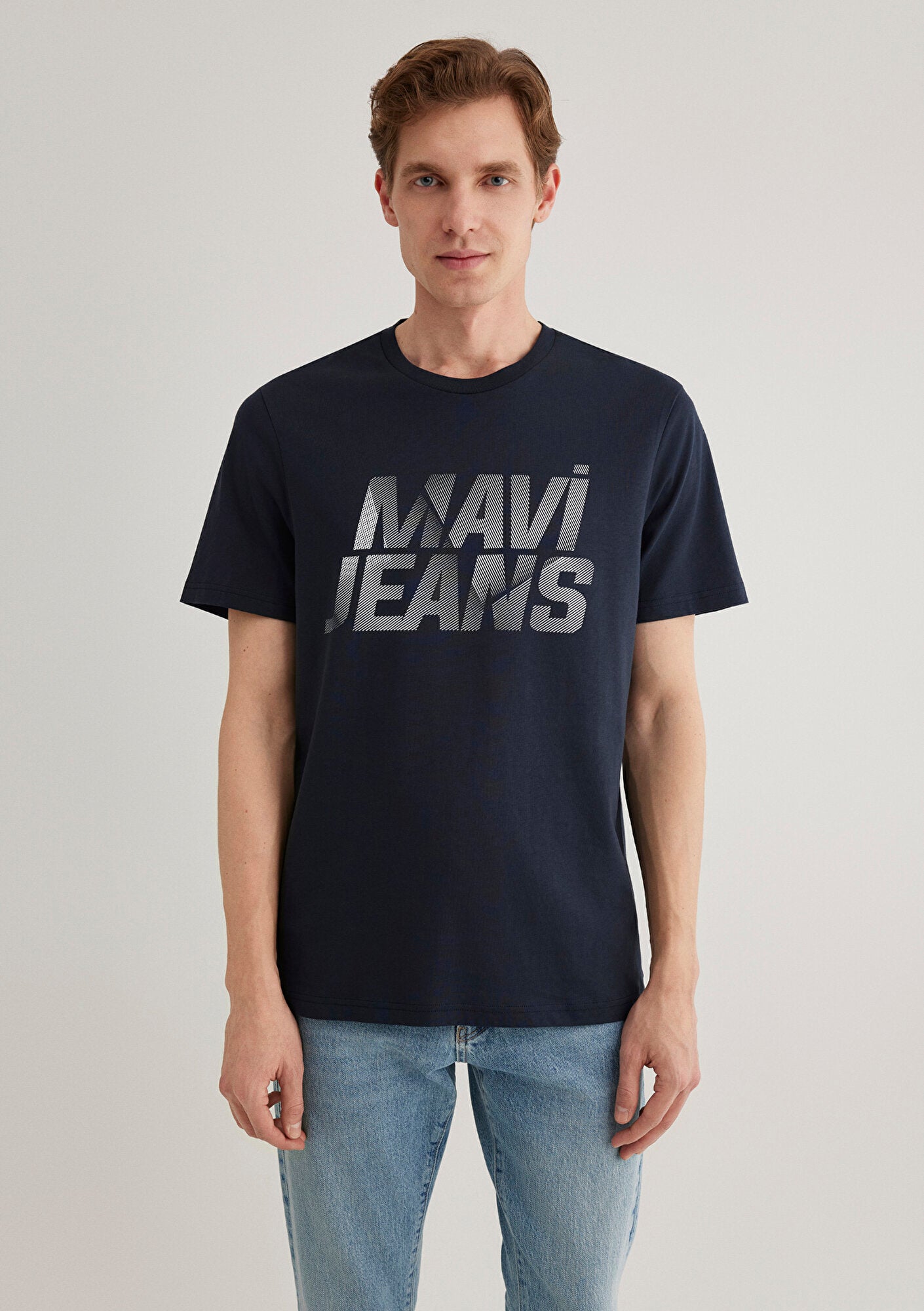 Mavi Jean Printed Navy T-Shirt