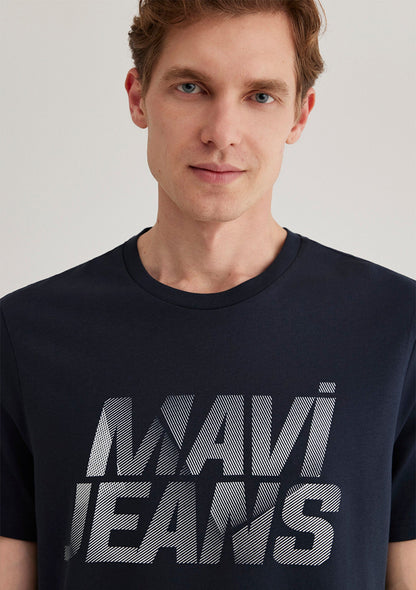 Mavi Jean Printed Navy T-Shirt