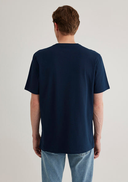 Mavi Logo Printed Navy T-Shirt