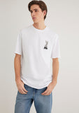 Bugs Bunny Printed White T-Shirt