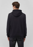 Mavi Logo Printed Hooded Black Sweatshirt