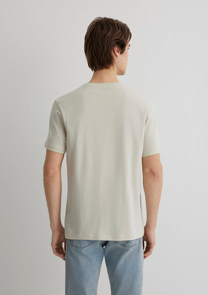 Mavi Logo Printed Grey Tee