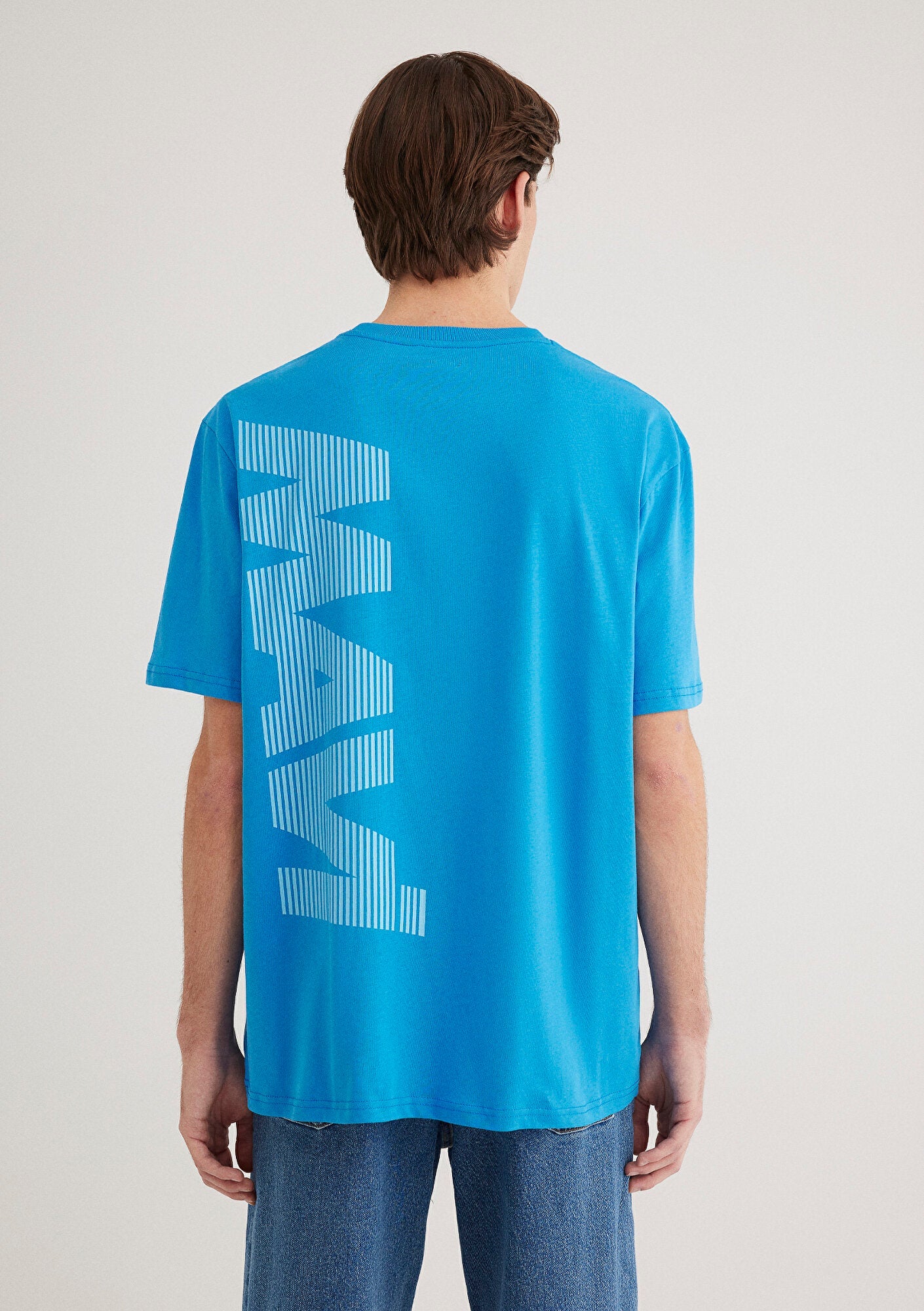 Mavi Logo Printed Blue T-shirt