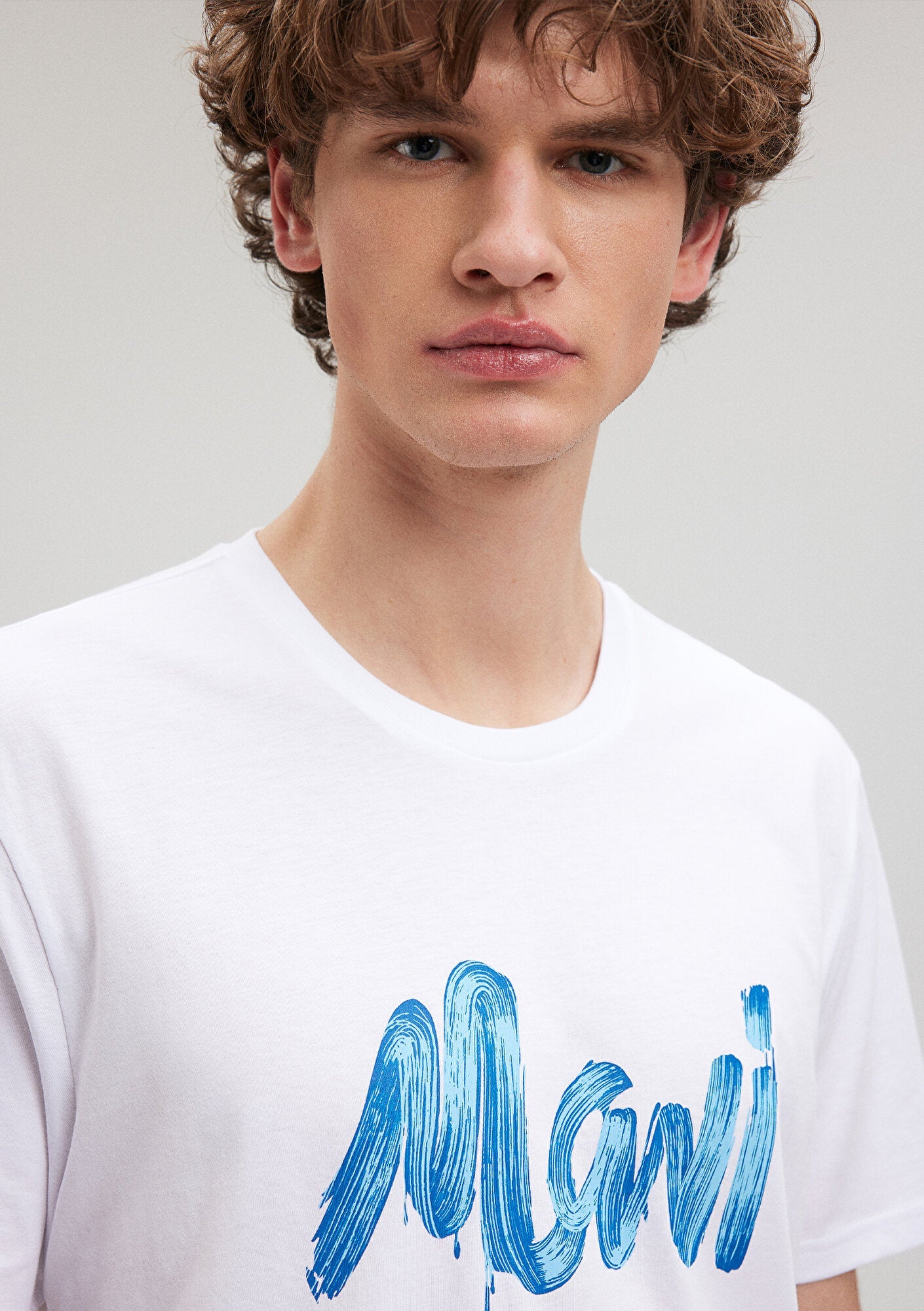 Mavi Logo Printed White T-Shirt