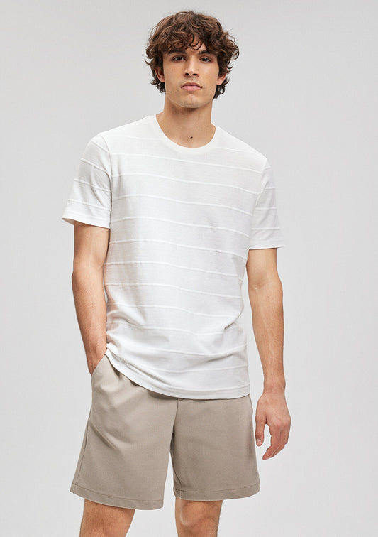 Striped White T-Shirt