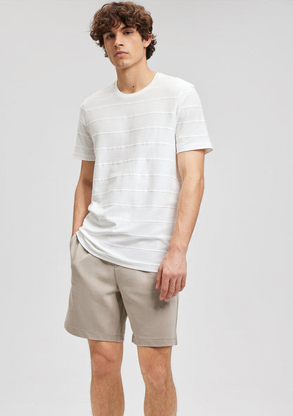Striped White T-Shirt