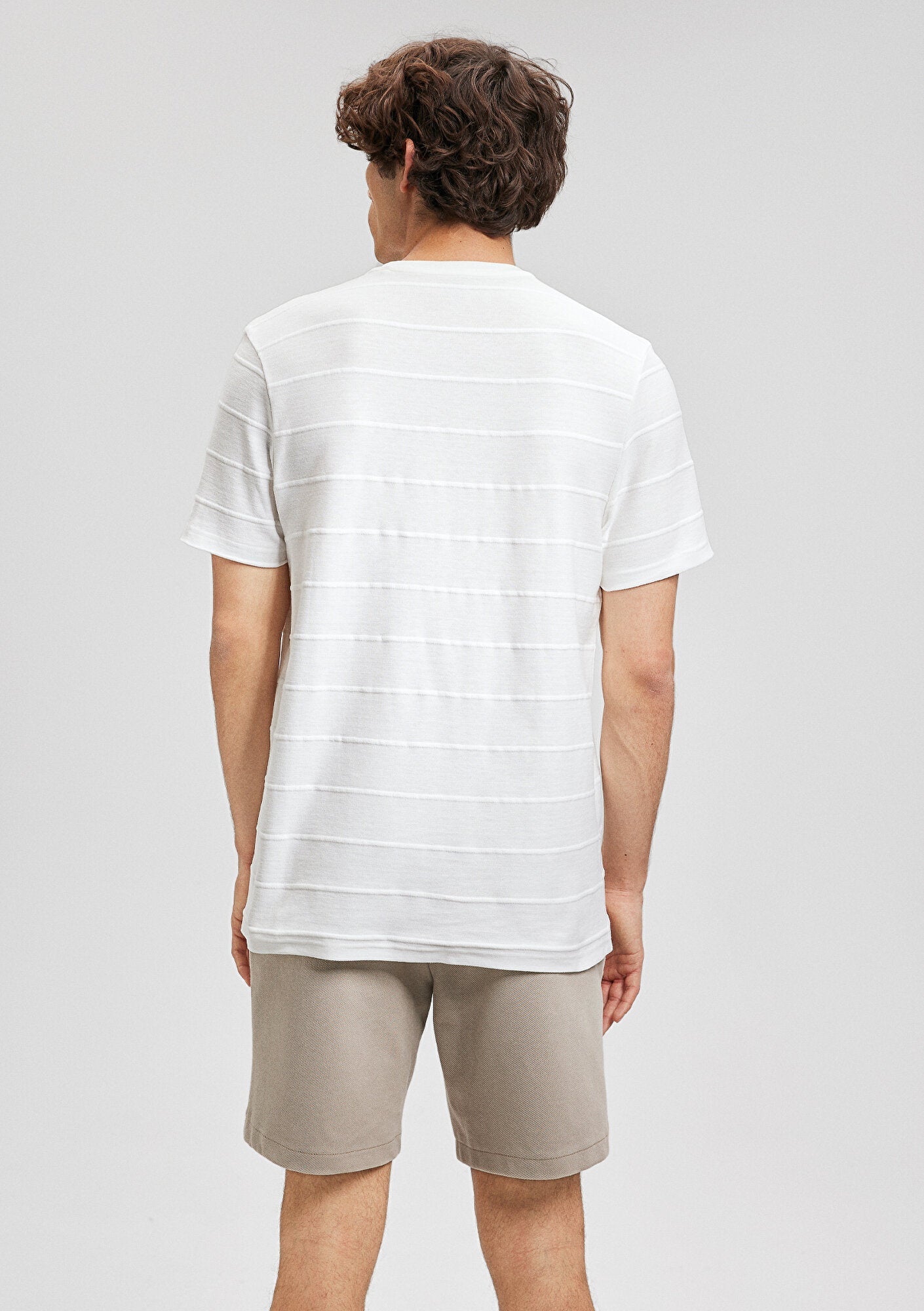 Striped White T-Shirt