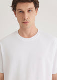 Crew Neck White Basic T-Shirt